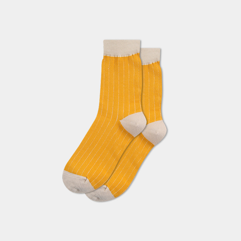 YELLOW 3 PAIR PACK SOCKS