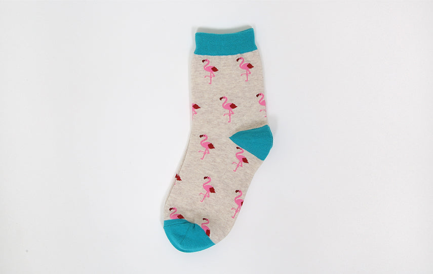 TINY FLAMINGOS SOCKS