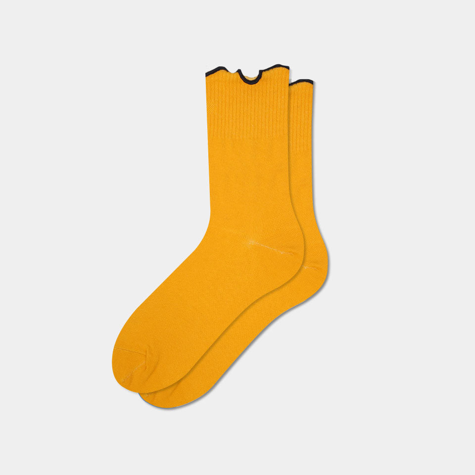 YELLOW 3 PAIR PACK SOCKS