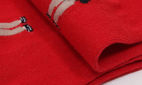 RED GENTLEMAN SOCKS