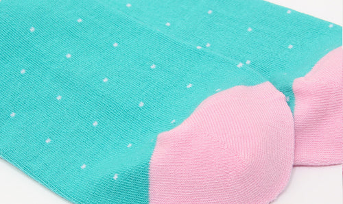 MINT TINY DOTS SOCKS