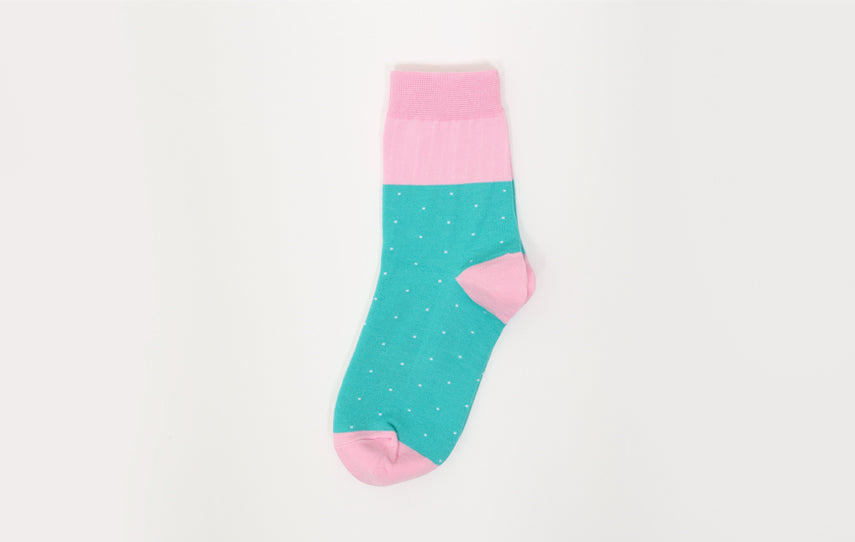 MINT TINY DOTS SOCKS