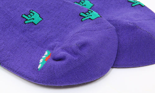 PURPLE ROCK SOCKS