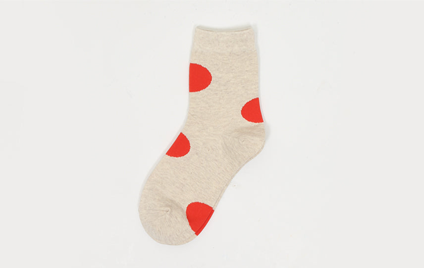 BIG RED DOTS SOCKS