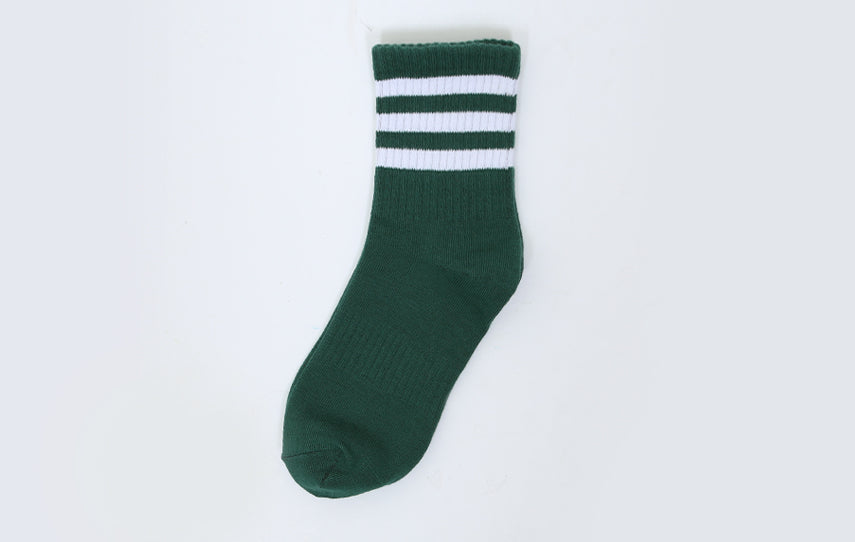 GREEN STRIPE SOCKS