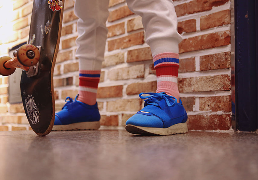 STRAWBERRY STRIPE SOCKS