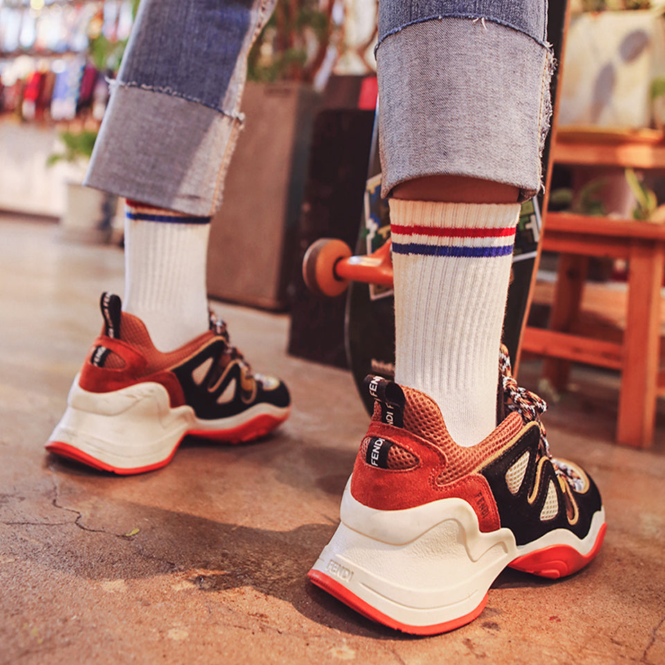 PREPPY STRIPE SOCKS