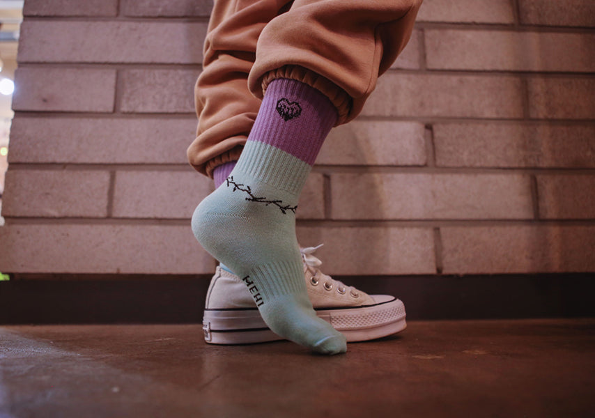 PURPLE HEART SOCKS