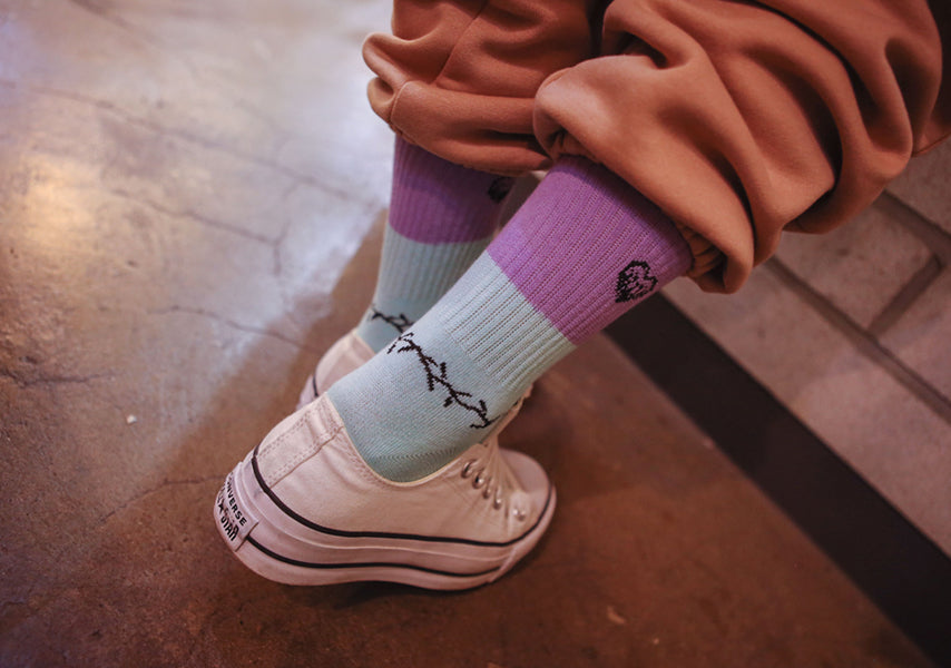 PURPLE HEART SOCKS