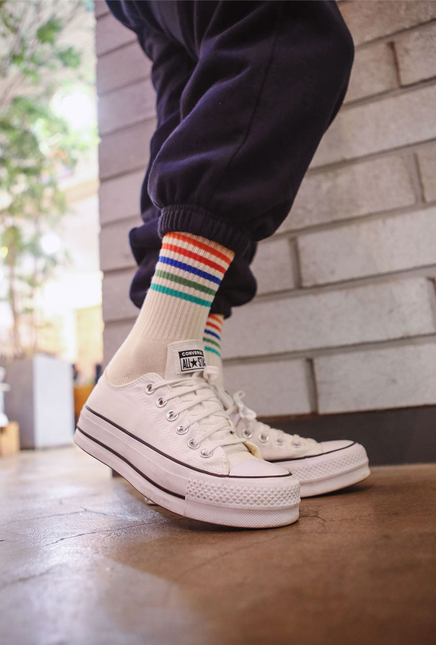 RAINBOW STRIPE SOCKS