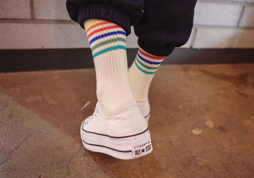 RAINBOW STRIPE SOCKS