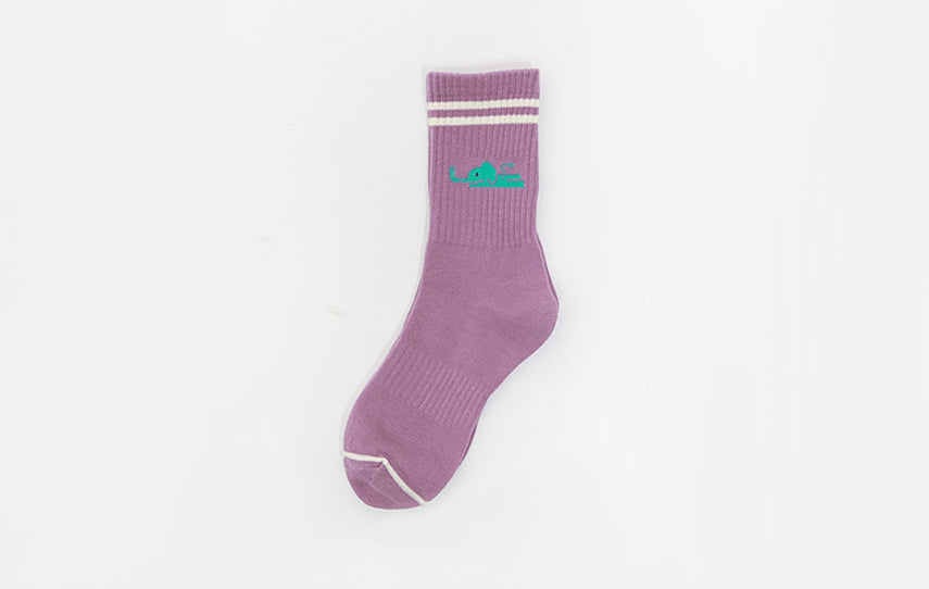 VIOLET ELEPHANT SOCKS