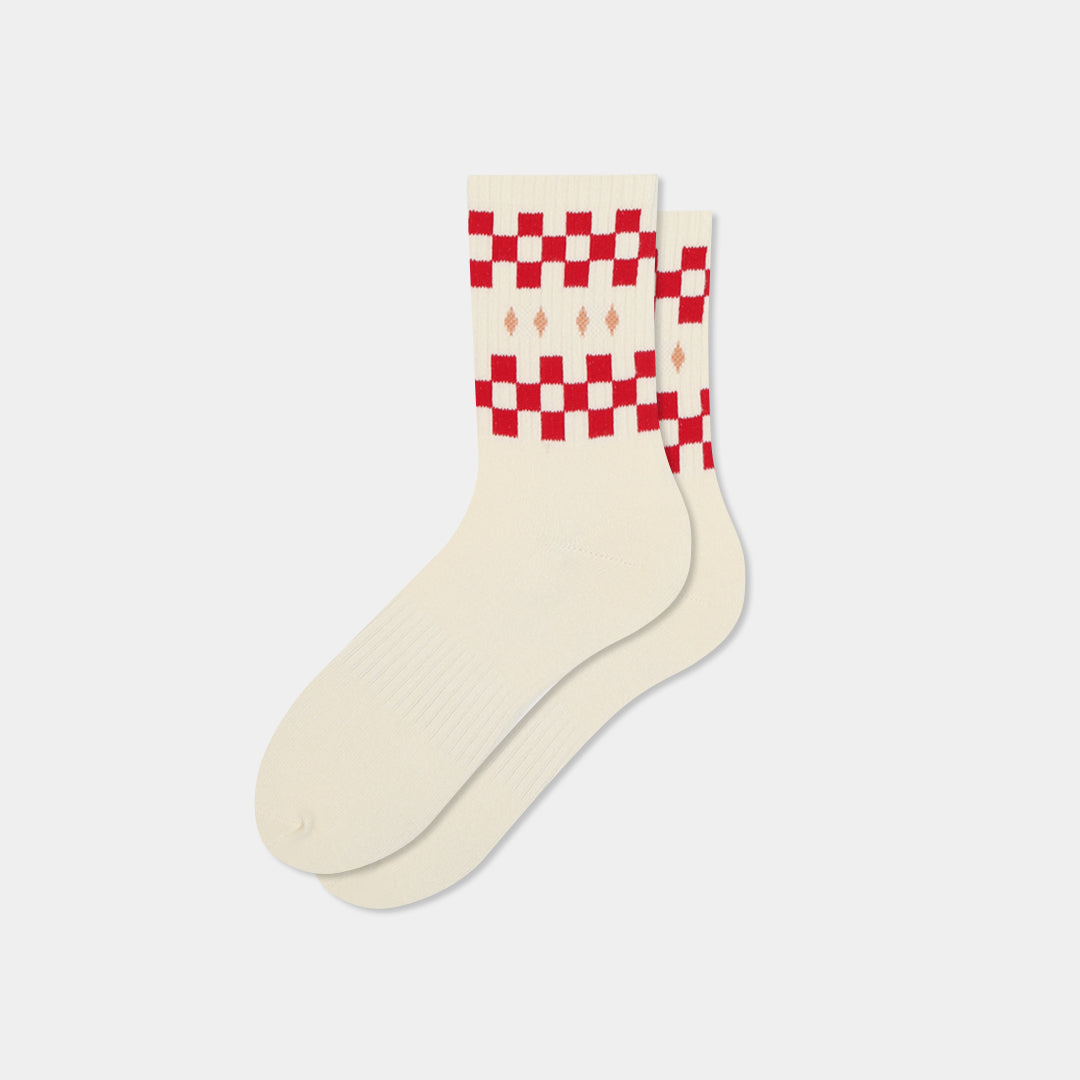 CHECKERS 3 PAIR PACK SOCKS