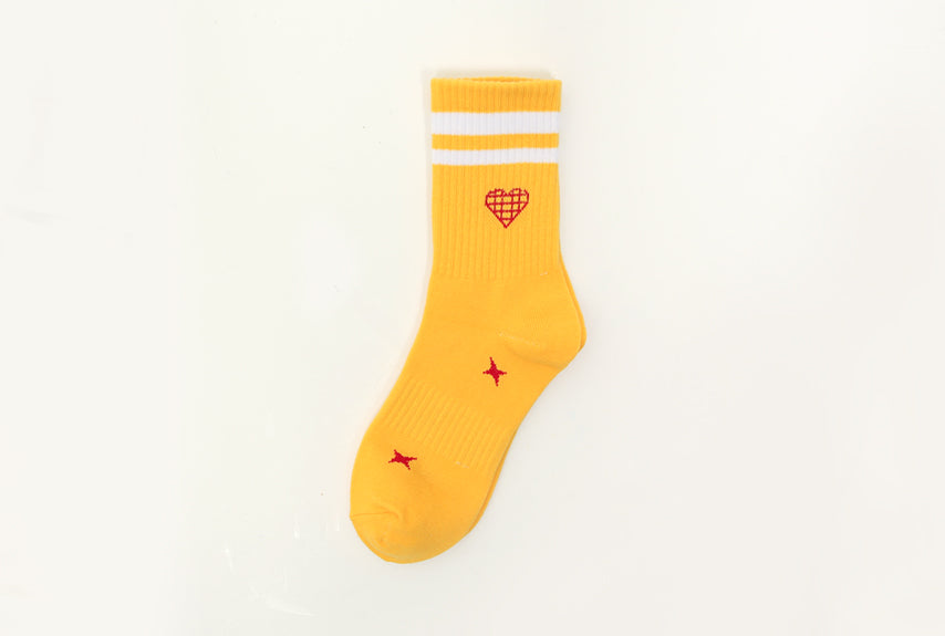 DIAMOND HEART SOCK